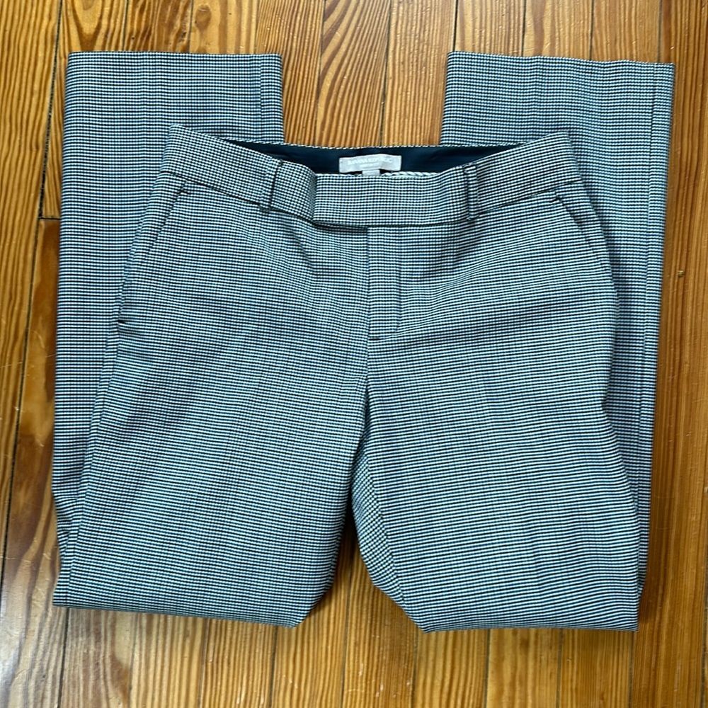 Banana Republic blue and black plaid trousers, Martin fit, 4p